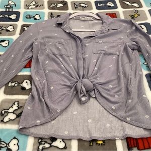 Cute Flower Print Top